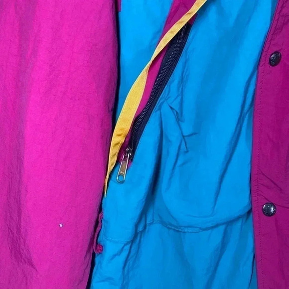 The North Face Women’s Vintage Retro Color block Colorful Jacket Medium - Picture 4 of 9